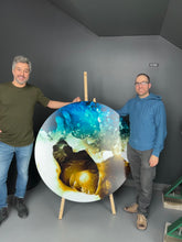 Load image into Gallery viewer, Colloid on metallized silicon oxide and struck by lightning