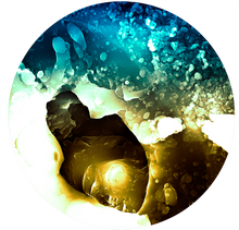 Load image into Gallery viewer, Colloid on metallized silicon oxide and struck by lightning